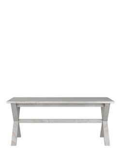 Laura Ashley Alderbury Dining Table, White - view 2, White Natural
