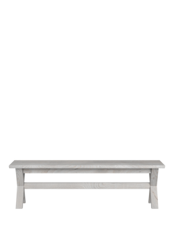 Laura Ashley Alderbury Bench, White Natural - view 2, White Natural