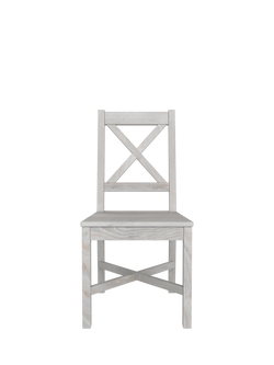 Laura Ashley Alderbury Dining Chair, Set of 2, White - view 2, White Natural