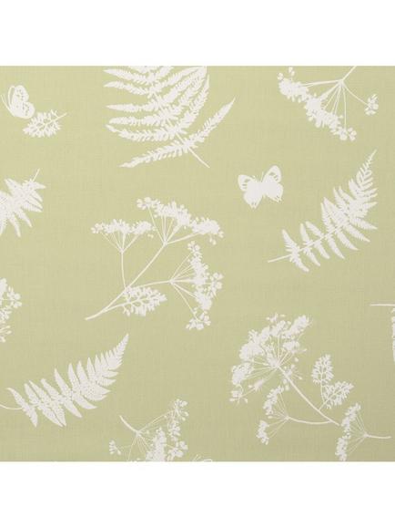 Clarke & Clarke Moorland Oilcloth Tablecloth Fabric, Sage