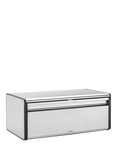 Brabantia Fall Front Bread Bin, Matt Steel