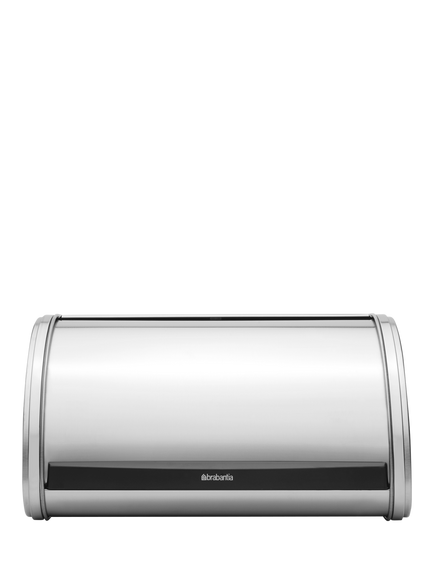 Brabantia Roll Top Bread Bin, Matt Steel