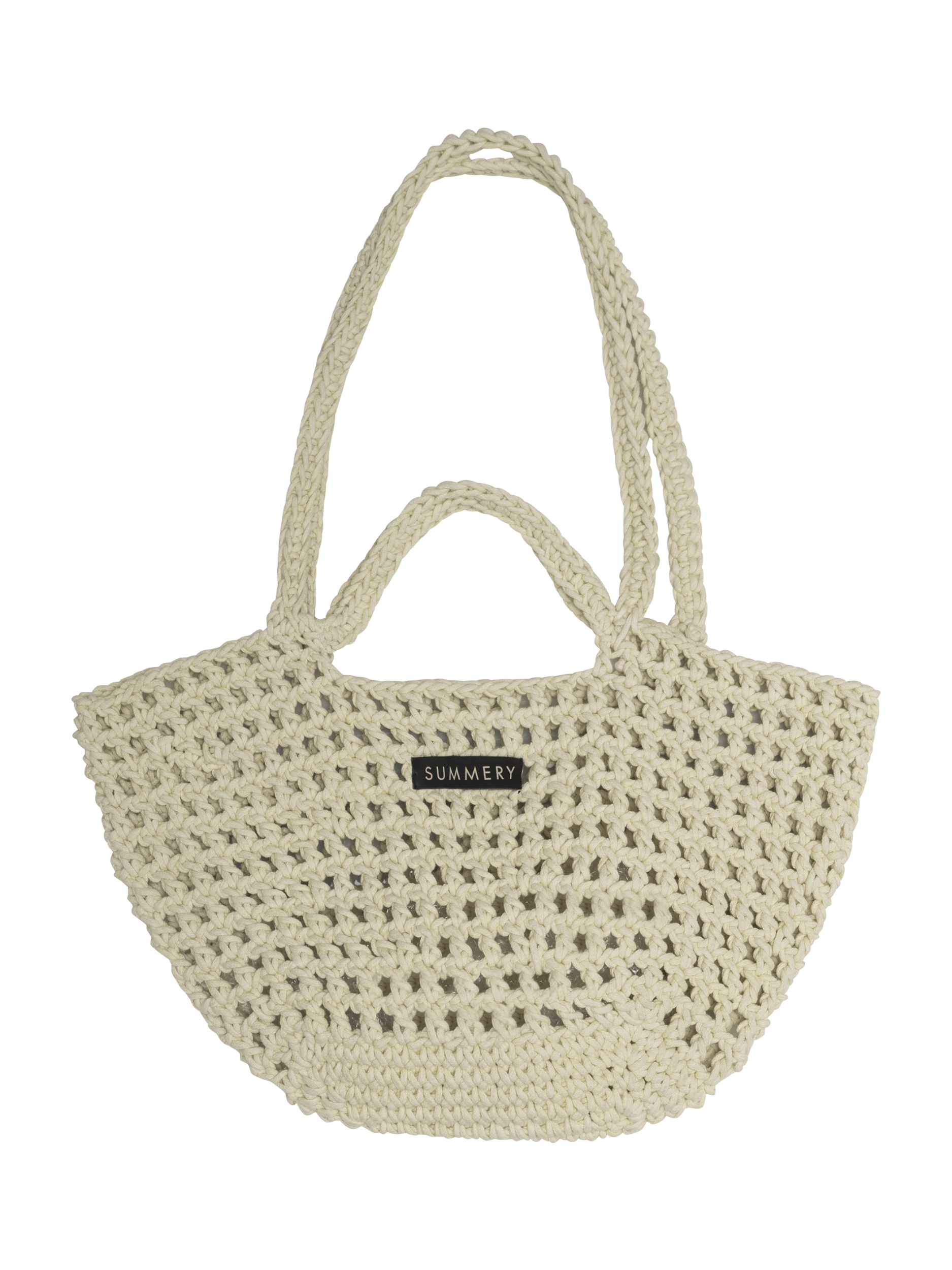 Product image 1 of 1, which shows SUMMERY Copenhagen Anai Crochet Bag, Ecru