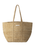 SUMMERY Copenhagen Vivienne Large Woven Jute Bag, Light Brown