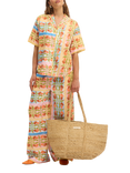 SUMMERY Copenhagen Vivienne Large Woven Jute Bag, Light Brown