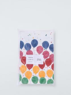 John Lewis Balloons Paper Tablecloth, Multi, Multi