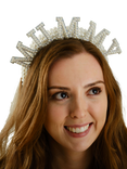 Ginger Ray Mummy Faux Pearl Headband, Cream
