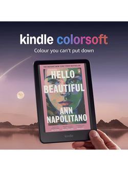 Amazon Kindle Colorsoft Signature Edition (2024) eReader, 7” Colour Illuminated Touch Screen, 32GB, Black - view 2, Black