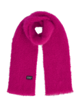 OSPREY LONDON The Paola Mohair Scarf, Fuchsia