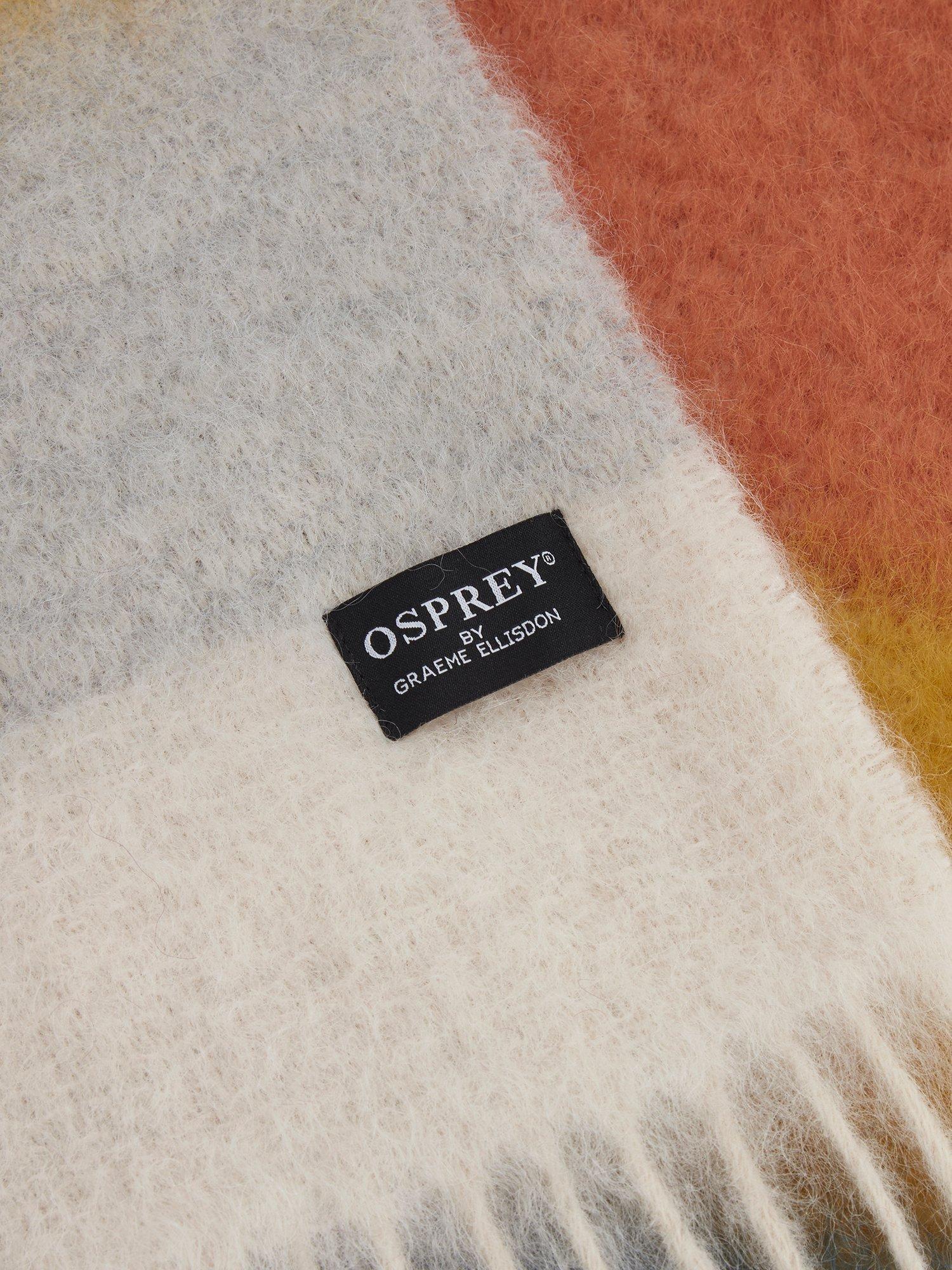 Product image 3 of 4, which shows OSPREY LONDON The Paola Mohair Scarf, Multi