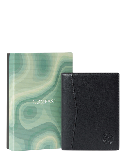 OSPREY LONDON Compass Passport Holder, Black