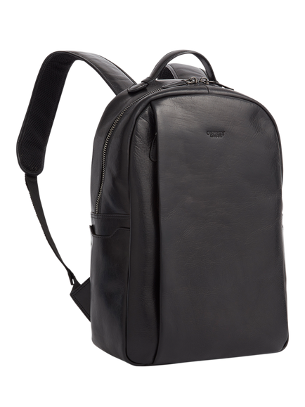 OSPREY LONDON The Carter Leather Backpack - view 2, Black
