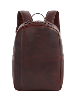 OSPREY LONDON The Carter Leather Backpack, Chestnut