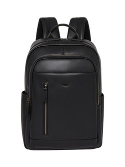 OSPREY LONDON The Hudson Leather Backpack, Black, Black