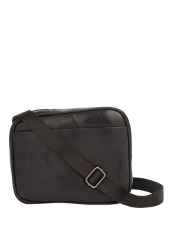 OSPREY LONDON The Carter 2-Way Leather Messenger Bag, Small - view 2, Black