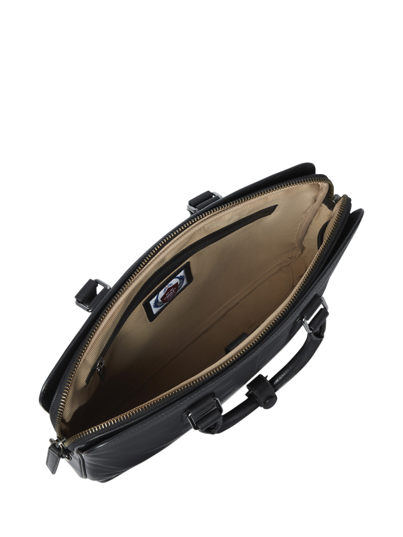 Product image 4 of 7, which shows OSPREY LONDON The Compass Laptop Bag, Black