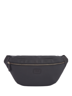 OSPREY LONDON The Grantham Waxed Canvas Bum Bag - view 2, Black