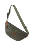 OSPREY LONDON The Grantham Waxed Canvas Bum Bag, Khaki
