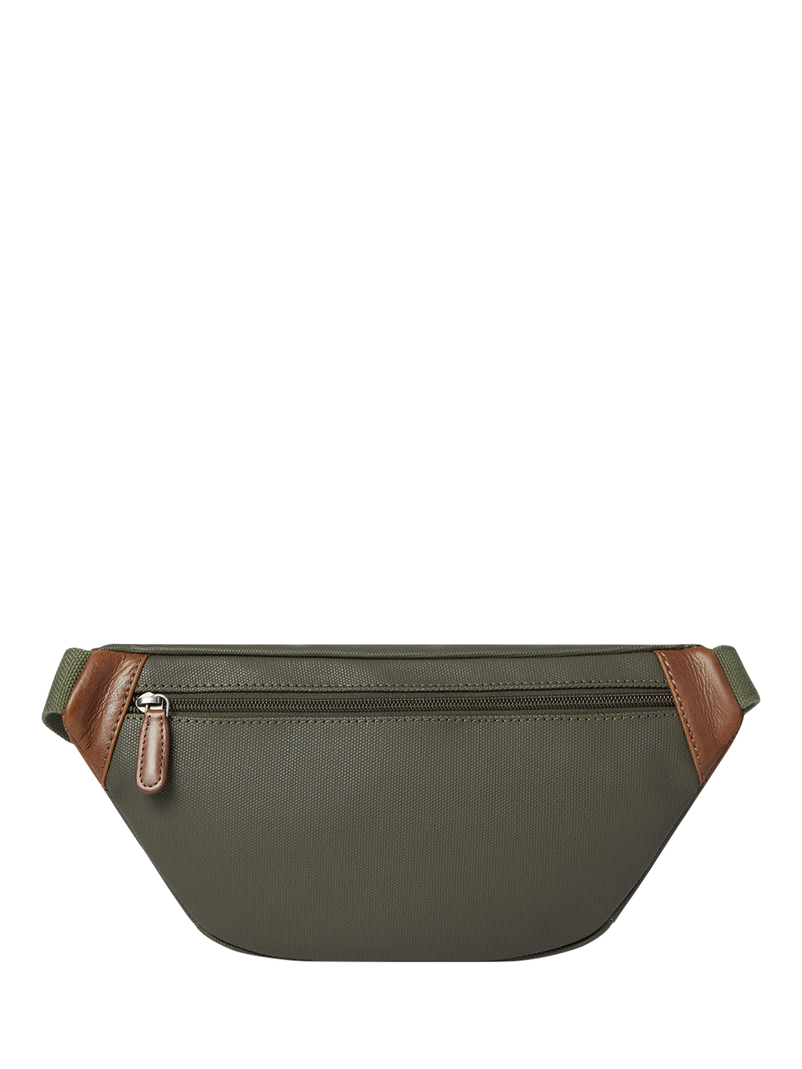 Product image 4 of 5, which shows OSPREY LONDON The Grantham Waxed Canvas Bum Bag, Khaki