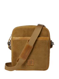OSPREY LONDON The Heritage Suede Messenger Bag, Tan, Tan