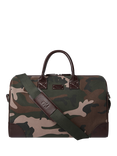 OSPREY LONDON The Maverick Canvas and Leather Stowaway Bag, Camo