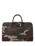 OSPREY LONDON The Maverick Canvas and Leather Stowaway Bag, Camo