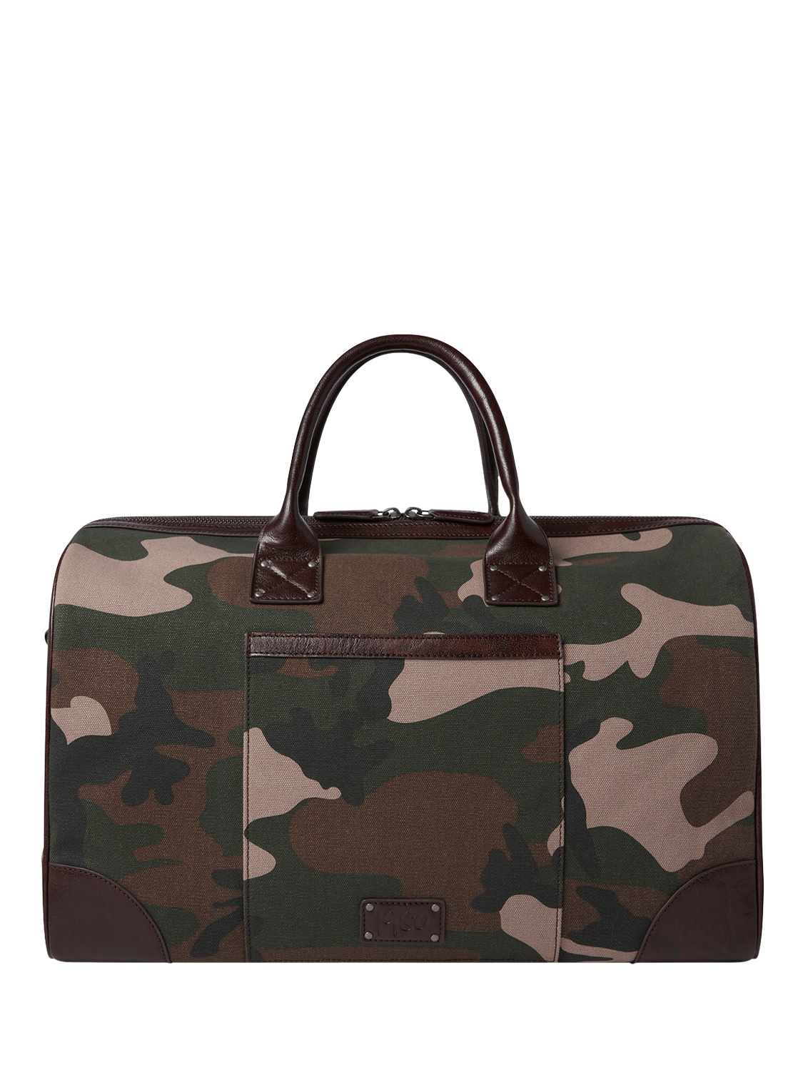 OSPREY LONDON The Maverick Canvas and Leather Stowaway Bag, Camo