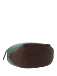 OSPREY LONDON The Rugger Leather Washbag, Green