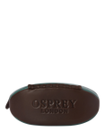 OSPREY LONDON The Rugger Leather Washbag, Green
