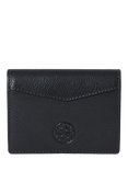 OSPREY LONDON The Compass Leather Card Case, Black