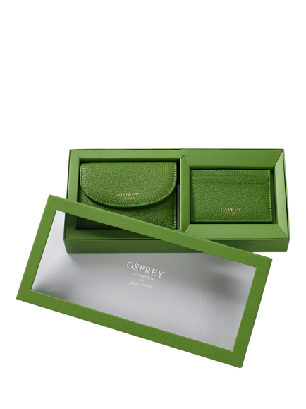 OSPREY LONDON The Tilly Leather Purse Set, Apple