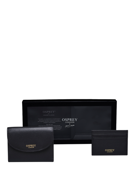 OSPREY LONDON The Tilly Leather Purse Set - view 2, Black