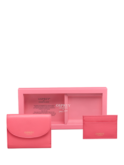 OSPREY LONDON The Tilly Leather Purse Set - view 2, Guava