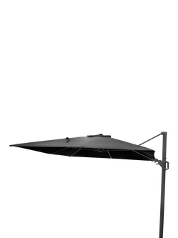 Pacific Challenger T2 Rectangular Free-Arm Tilt Parasol & Base with Cover, 3.5 x 2.6m - view 2, Anthracite