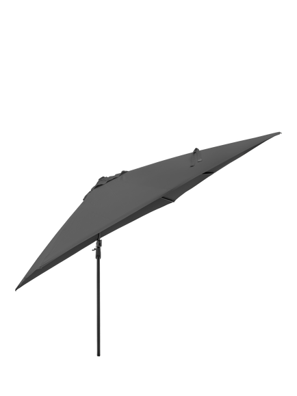 Pacific Challenger T2 Square Free-Arm Tilt Parasol & Base with Cover, 3m - view 2, Anthracite