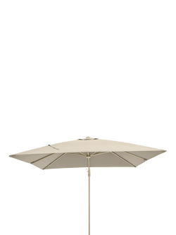 Pacific Glow Challenger T2 Square LED Light Parasol & Base with Cover, 3m - view 2, Champagne