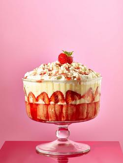 Eleanor Bowmer Electric Coast Glass Trifle Bowl, 20cm, Clear - view 2, Clear Clear