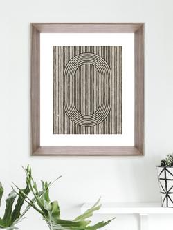 Brookpace Lascelles 'Cedar Grooves I' Framed Print, 66 x 55cm, Brown - view 2, Brown