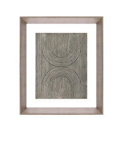 Brookpace Lascelles 'Cedar Grooves II' Framed Print, 66 x 55cm, Brown, Brown