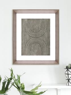 Brookpace Lascelles 'Cedar Grooves II' Framed Print, 66 x 55cm, Brown - view 2, Brown