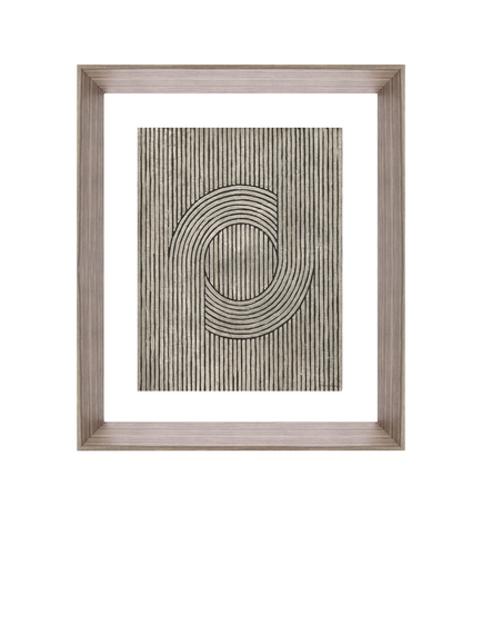 Brookpace Lascelles 'Cedar Grooves III' Framed Print, 66 x 55cm, Brown, Brown