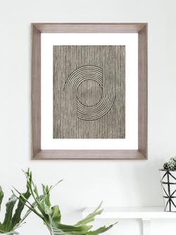 Brookpace Lascelles 'Cedar Grooves III' Framed Print, 66 x 55cm, Brown - view 2, Brown