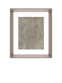 Brookpace Lascelles 'Cedar Grooves IV' Framed Print, 66 x 55cm, Brown, Brown