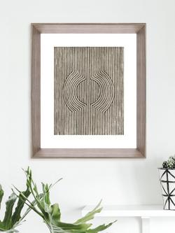 Brookpace Lascelles 'Cedar Grooves IV' Framed Print, 66 x 55cm, Brown - view 2, Brown