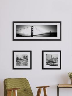 Brookpace Lascelles 'Central Park' New York Framed Print, 45 x 45cm, Black/White - view 2, Black, White