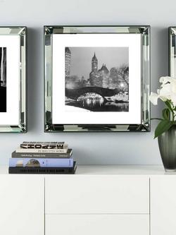 Brookpace Lascelles 'Central Park' New York Framed Print, 50 x 50cm, Black/White - view 2, Black, White