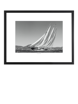 Brookpace Lascelles 'Creole' Framed Print, 35 x 45cm, Black/White, Black, White