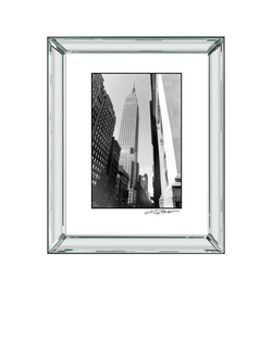 Brookpace Lascelles 'Empire State Building II' New York Framed Print & Mount, 60 x 50cm, Black/White, Black/White