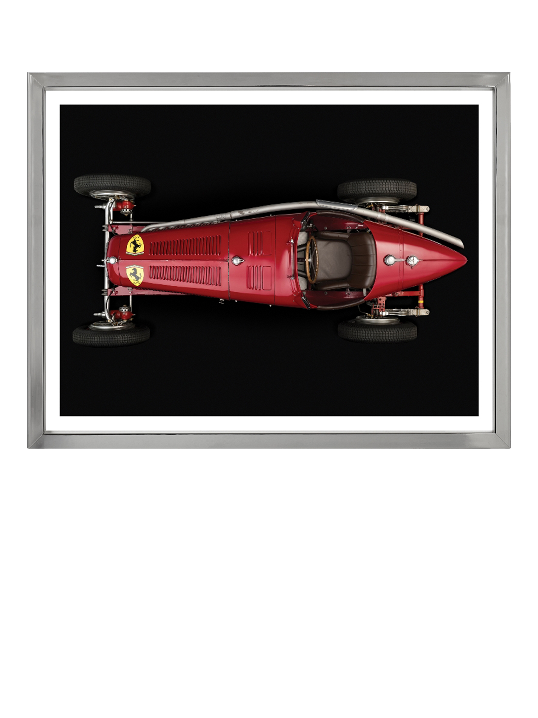 Brookpace Lascelles 'Ferrari Alfa Romeo Tipo B P3' Car Framed Print, 64 x 88cm, Red