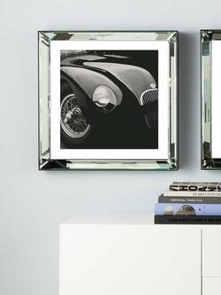 Brookpace Lascelles 'Jaguar C-Type' Car Framed Print, 60 x 60cm, Black - view 2, Black
